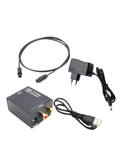 Digital To Analog Audio Converter Black/Gold