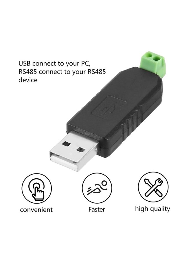 MAIKOU USB To RS485 Converter Adapter Black  - Image 3