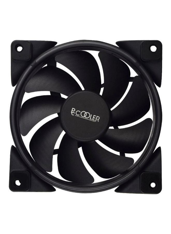 بي سي كولر مروحة تبريد ذكية لأجهزة الكمبيوتر قابلة للتعديل ومزودة بعدد 4 سنون أسود - Image 1