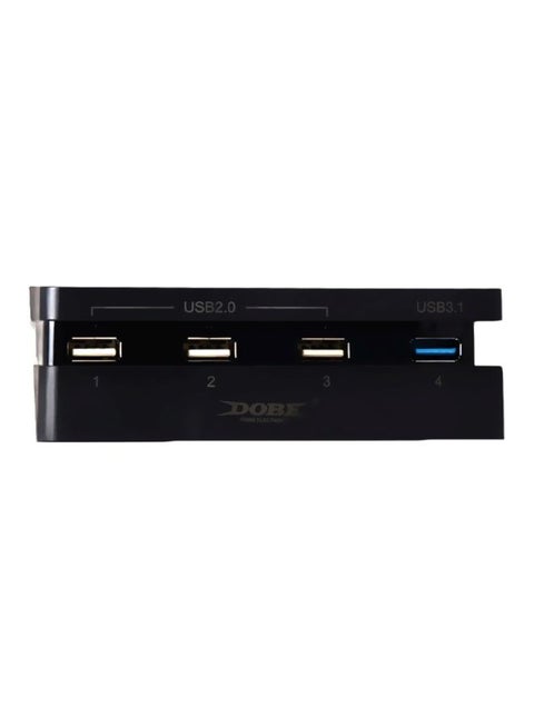 4-In-1 USB Hub Black