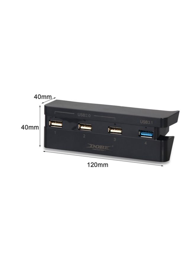 4-In-1 USB Hub Black