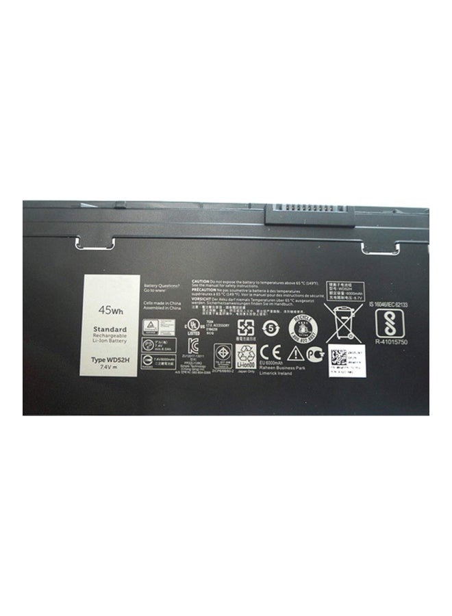 E-world Replacement Battery For Dell Latitude E7240/E7250/WD52H Black  - Image 2