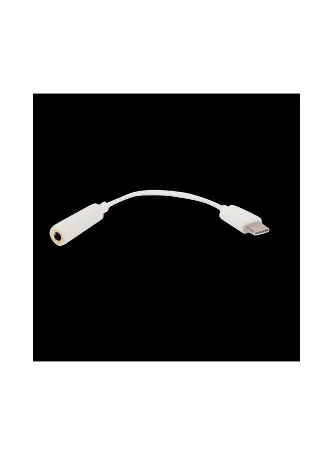 USB Type-C Male To Audio Jack Converter White  - Image 4