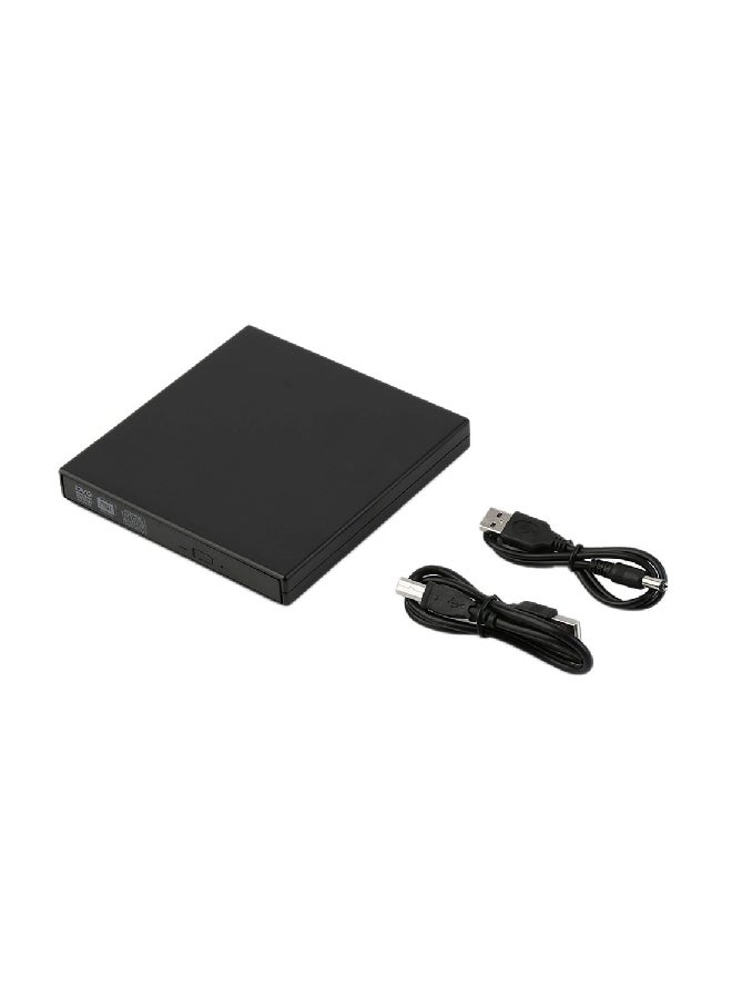 ناسخ أقراص مدمجة بمنفذ USB 2.0 أسود - Image 1