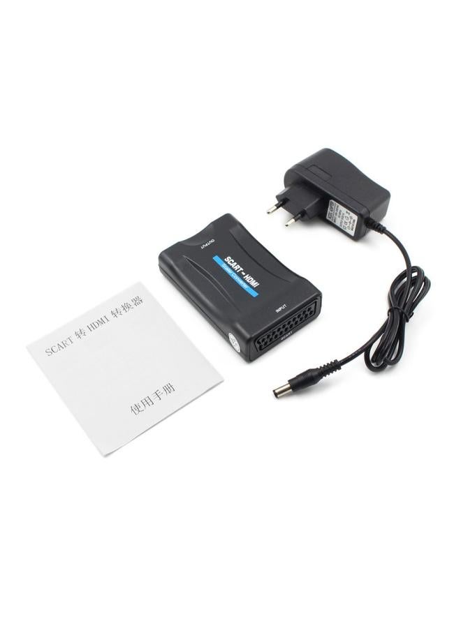 Scart To HDMI Scaler Converter Black - Image 2