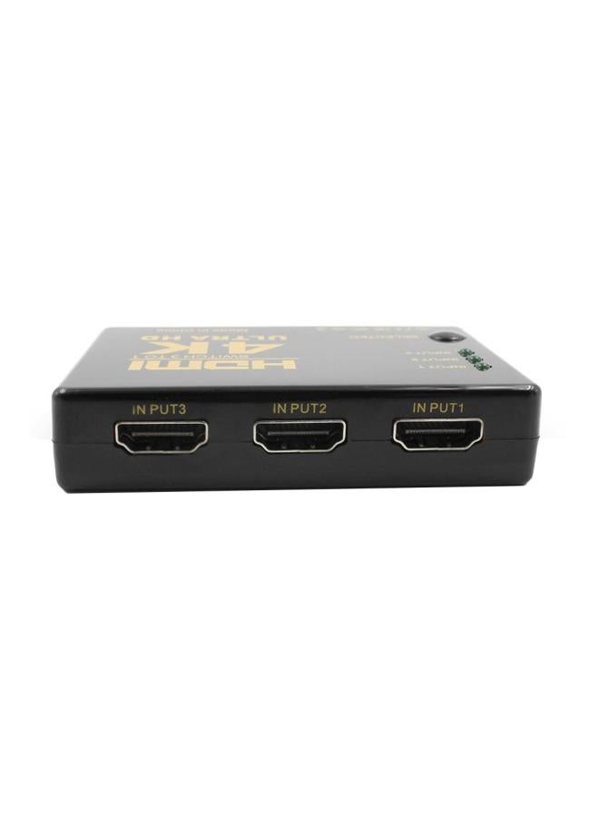 محول HDMI بدقة 4K فائقة الوضوح أسود - Image 1
