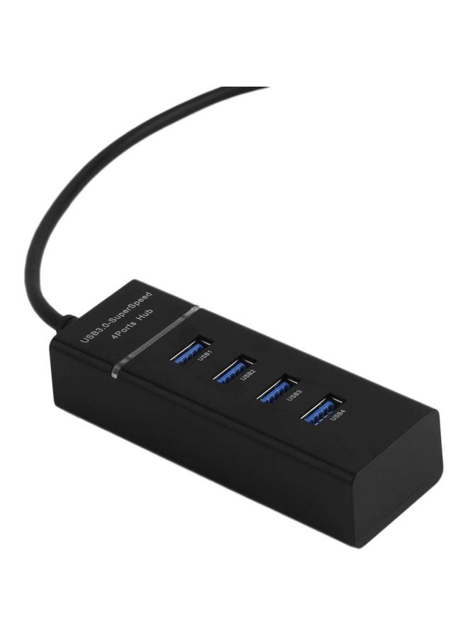 4-Ports Power Strip Socket Black - Image 5