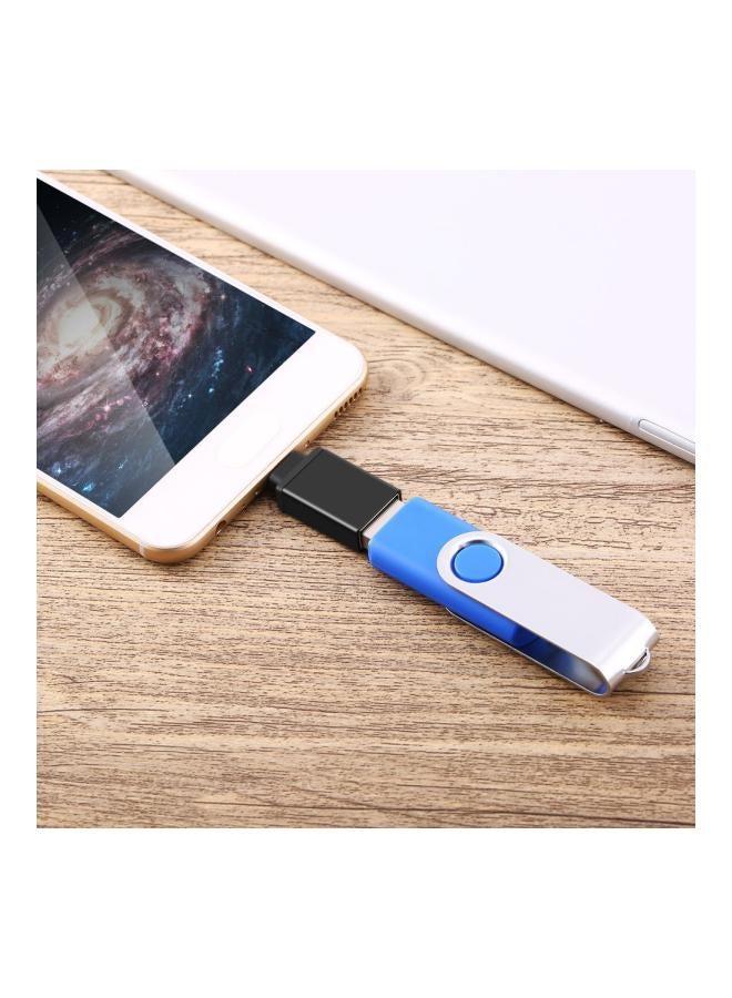 طقم محولات محمولة من منفذ USB 3.1 Type-C إلى USB 3.0 مكون من 3 قطع أسود - Image 5