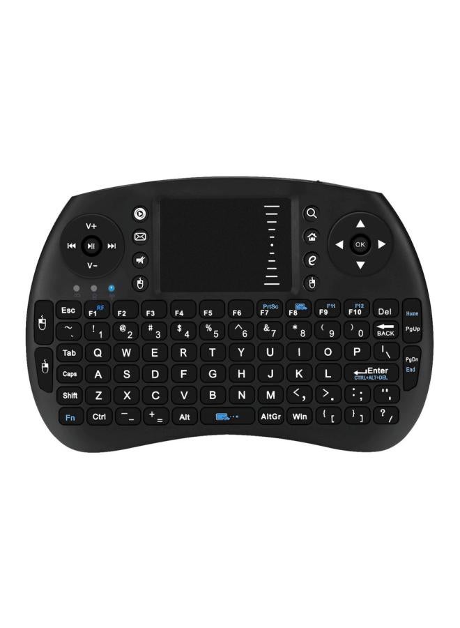 Wireless Mini Keyboard With Touchpad Black - Image 1