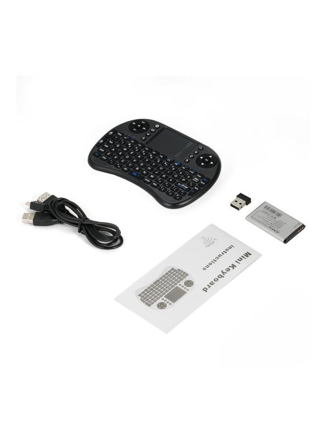 Wireless Mini Keyboard With Touchpad Black - Image 3
