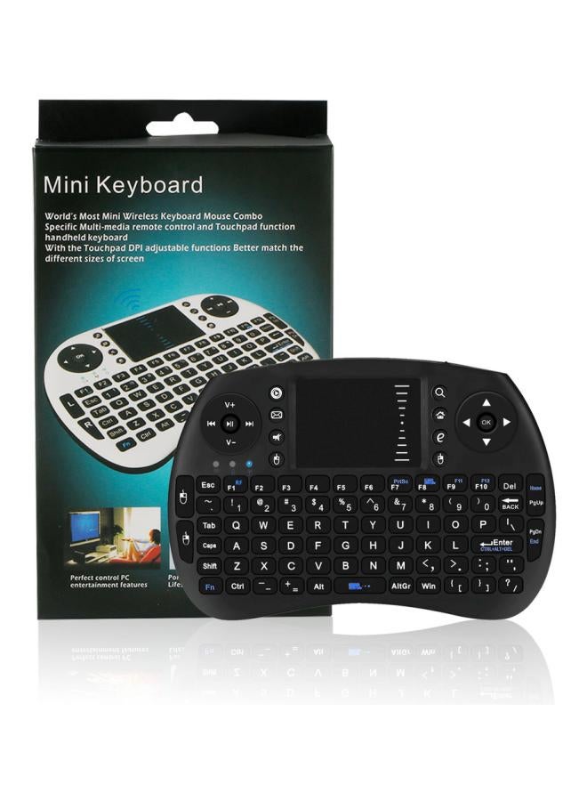 Wireless Mini Keyboard With Touchpad Black - Image 5