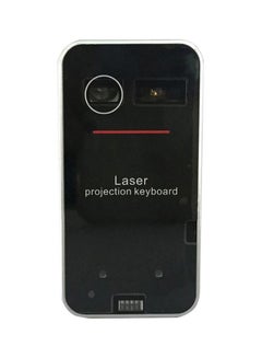 Portable Laser Projection Virtual Keyboard And Mouse Black