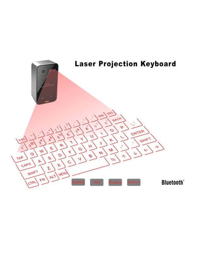 Generic - Portable Laser Projection Virtual Keyboard And Mouse Black - Image 1