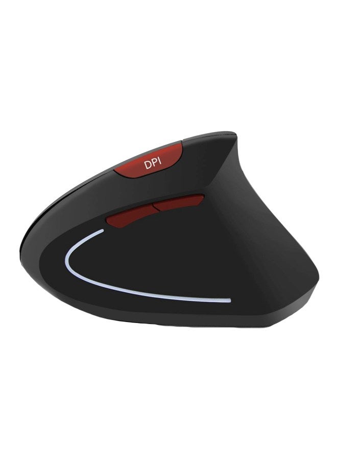 Ergonomic Wireless Mouse Black/Red