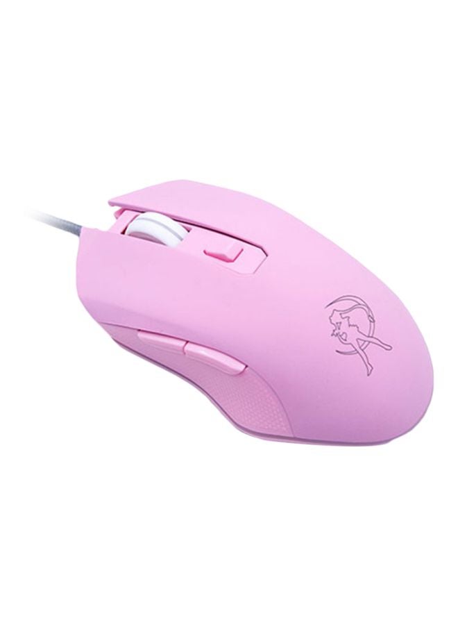 Wired Gaming Mouse Pink/Black - Image 1