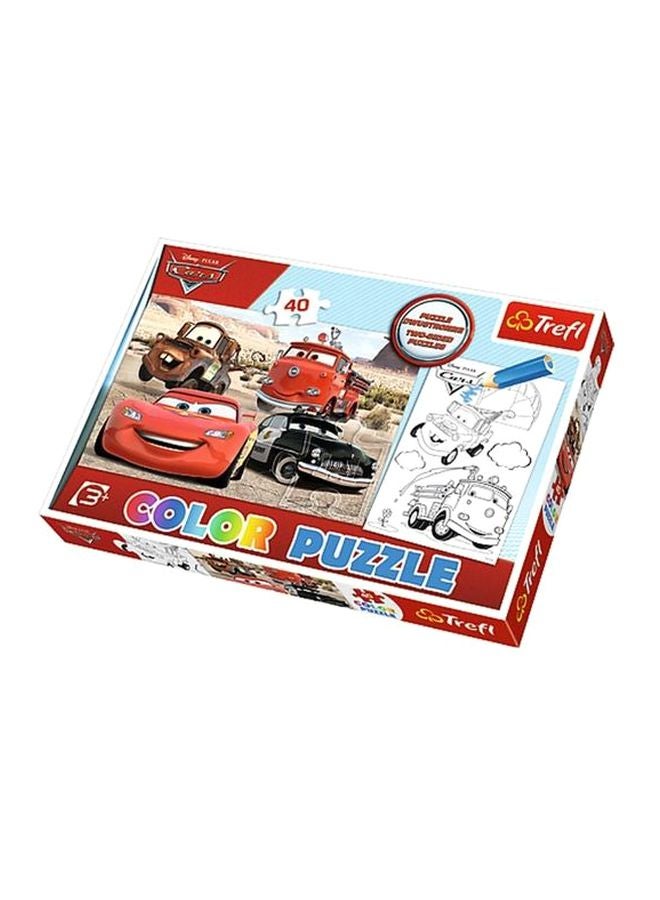 Trefl 40-Piece Cars And Color Puzzles 36514