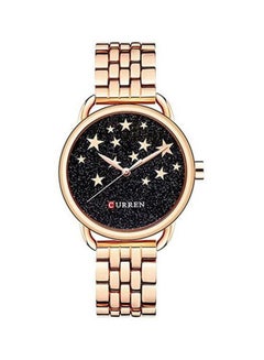 women Water Resistant Analog Wrist Watch 9013 - 39 mm -Gold