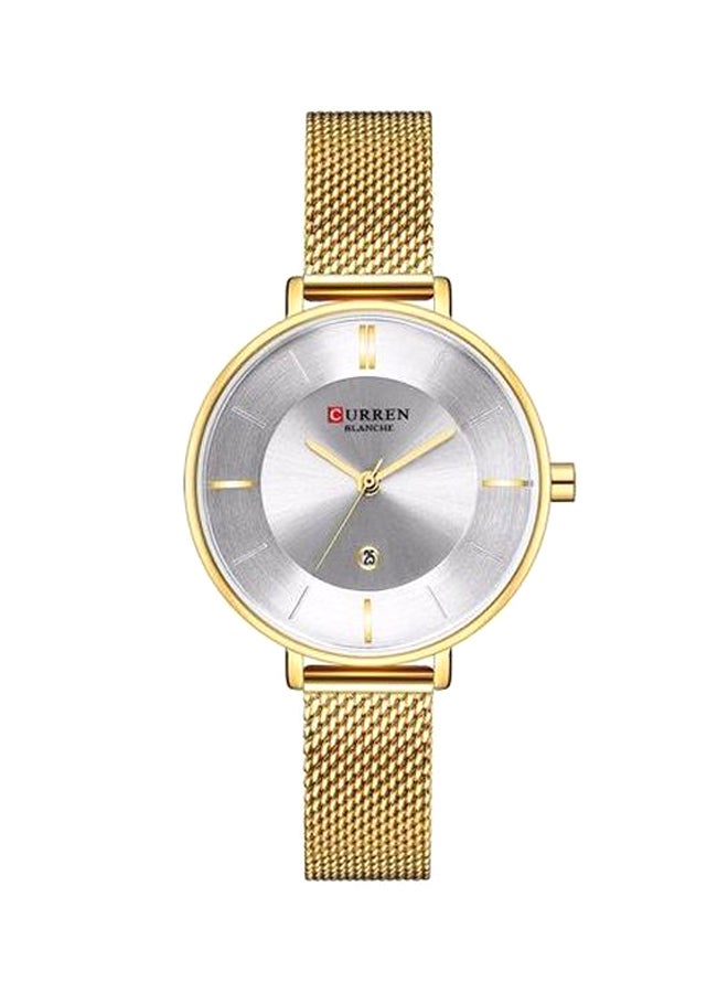 CURREN - women Stainless Steel Analog Wrist Watch 9037GDW - 30 mm -Gold - Image 1