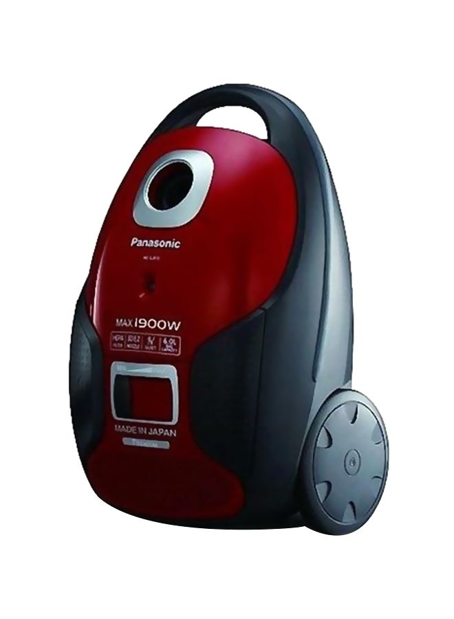 باناسونيك مكنسة كهربائية بقدرة 1900 وات 6 L 1900 W MC-CJ911 أحمر وأسود