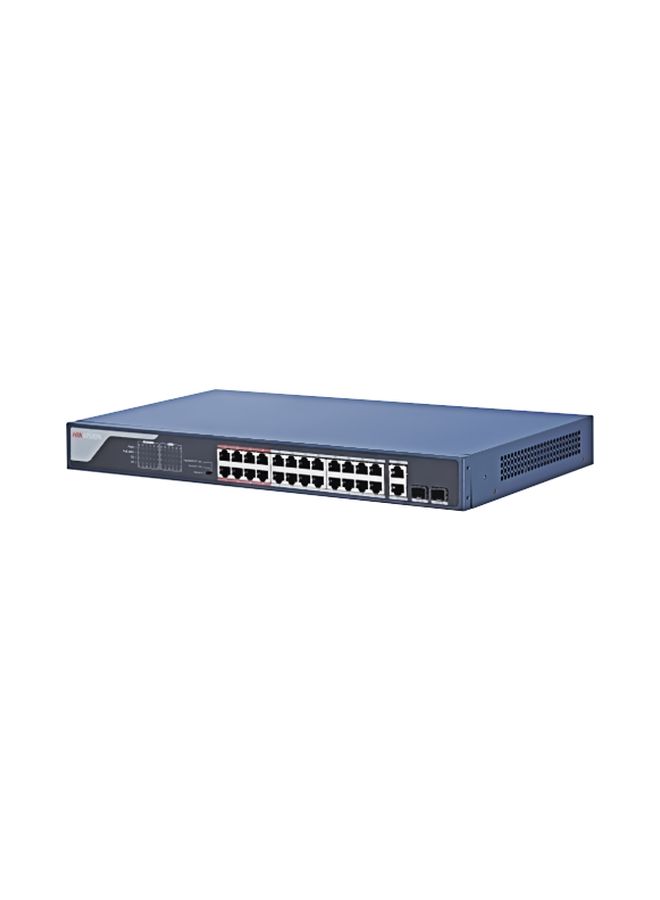 HIKVISION 24-Ports Unmanaged PoE Switch Black