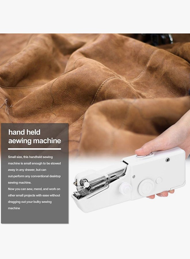 Generic - Portable Handy Stitch Sewing Machine White - Image 1