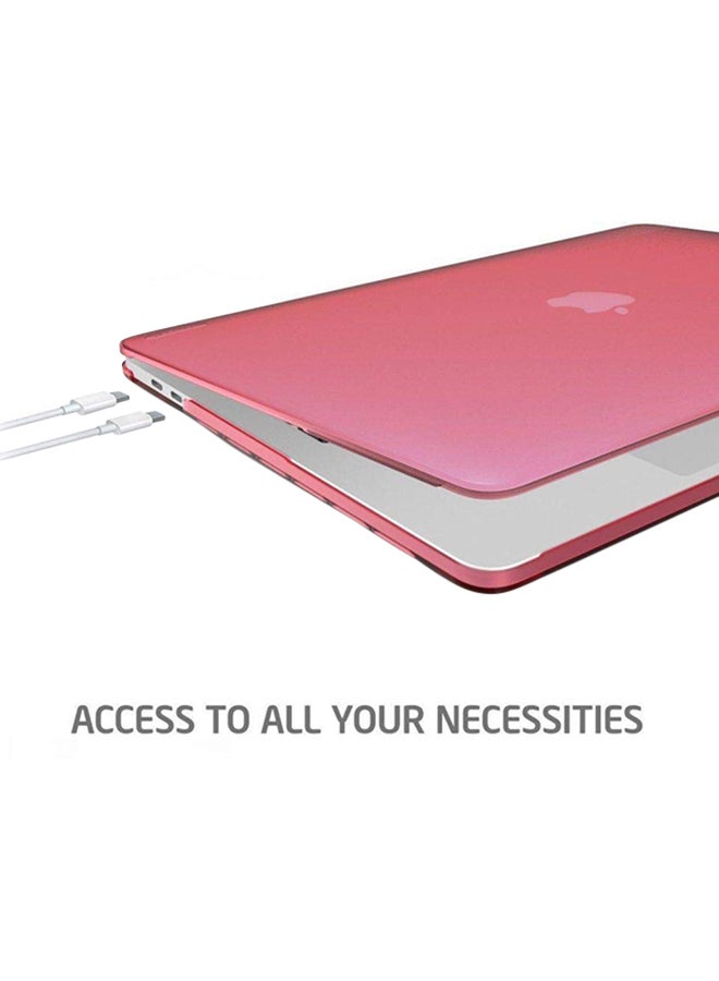 Generic Protective Case Cover For Apple MacBook Pro 13-Inch Pink  - Image 3