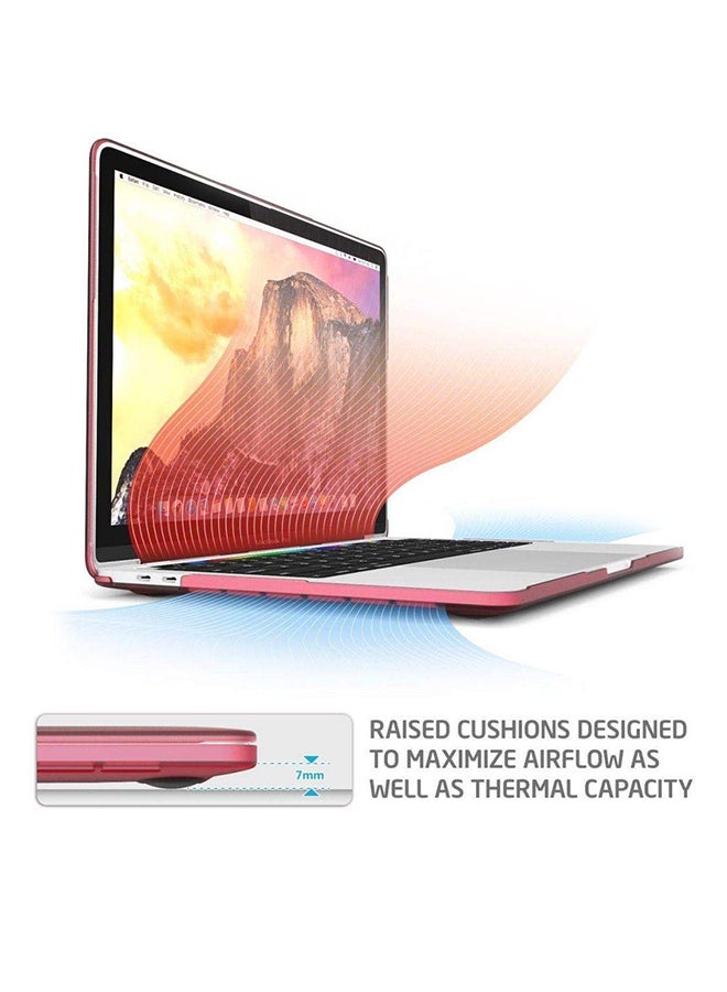 Generic Protective Case Cover For Apple MacBook Pro 13-Inch Pink  - Image 4