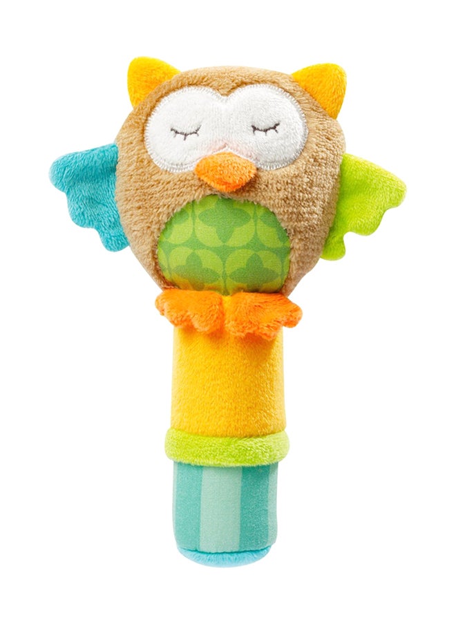 JJOVCE - Baby Plush Cartoon Stuffed Animal Rattle Owl - Image 1