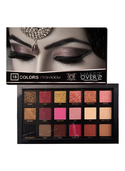 18 Color Eyeshadow Palette Multicolour