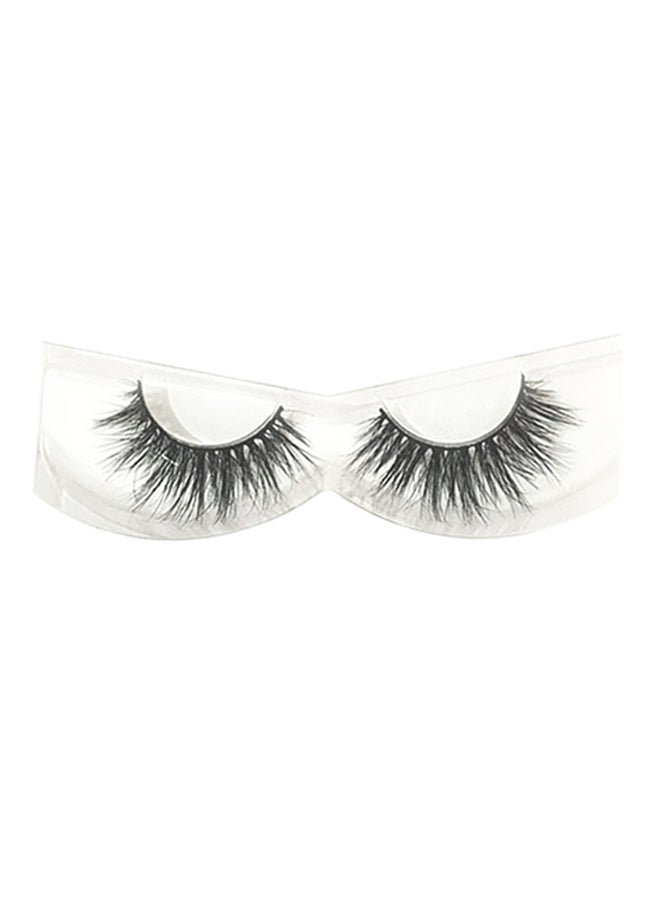 MAKE OVER 22 3D Mink Fake Eyelashes Black - Image 1