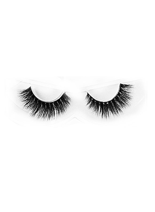 MAKE OVER 22 3D Mink Fake Eyelashes Black - Image 1