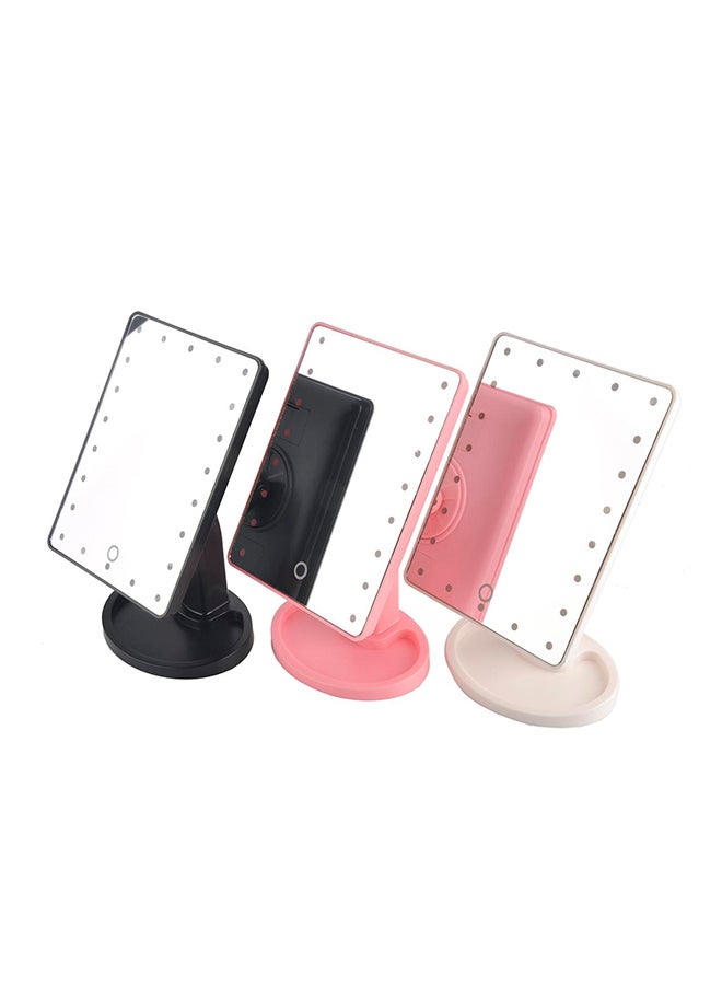 Generic LED Make Up Mirror Black  - Image 2