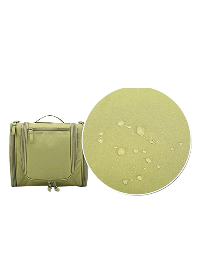 حقيبة أدوات التجميل المقاومة للماء الخاصة بالسفر أخضر - Image 4