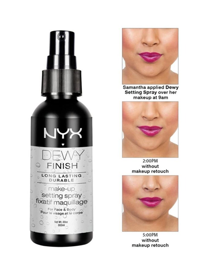 نيكس مكياج المحترفين Finish Long Lasting Setting Spray Dewy - Image 5