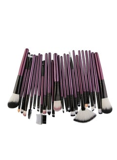 MAANGE 25 Piece Make Up Brush Set Purple/Black  - Image 2