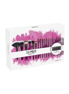 22-Piece Makeup Brush Set Black - v1564561055/N19836822A_5