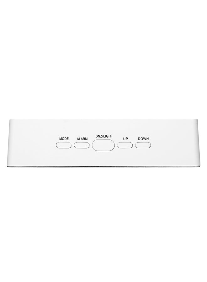Multifunctional Digital LED Alarm Clock White 14.5x4.3x7.8centimeter - Image 2