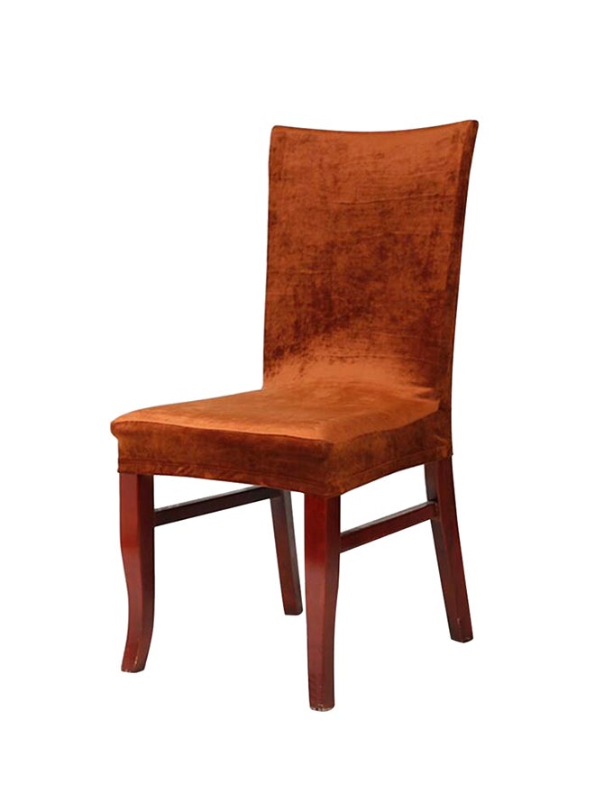 Removable Elastic Chair Protector Cover Coffee 20x8x16cm