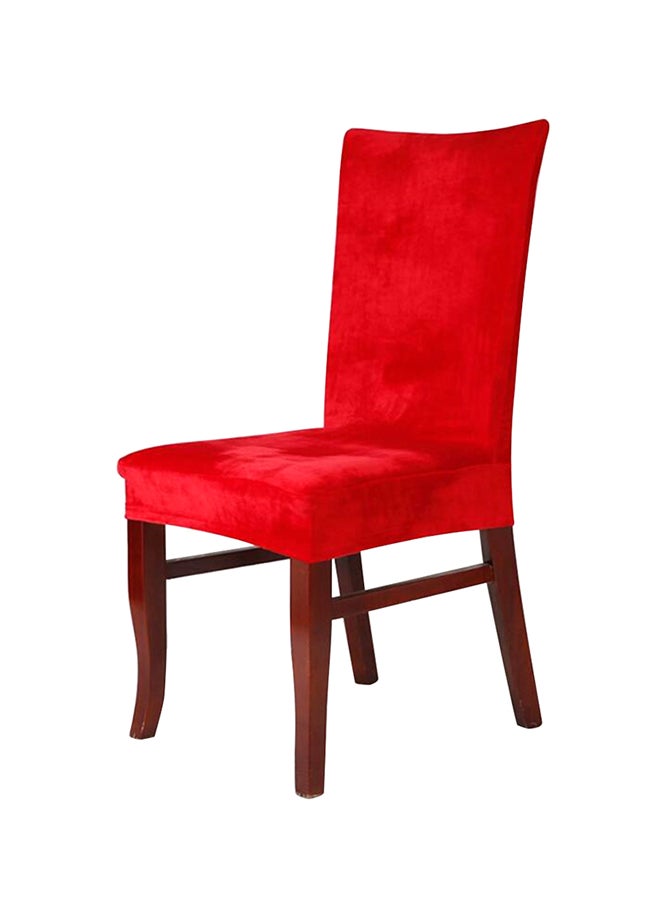 Removable Elastic Chair Protector Cover Red 20x8x16cm - Image 1