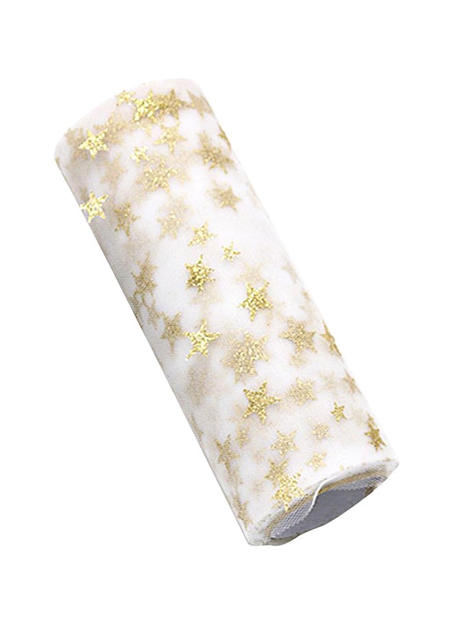 Mesh Tutu Skirt Decoration Roll White 5×15×5cm - Image 1
