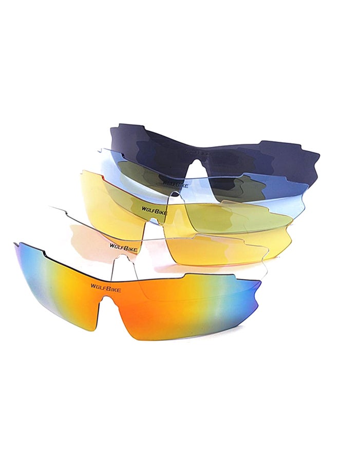Wolfbike - Outdoor Sports Polorized 5 Lens Sunglasses - Image 1
