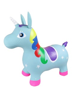 Inflatable Jumping Unicorn Space Hopper Toy