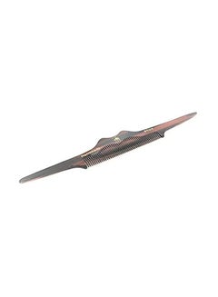 G.B.S Mustache Straight Tip Bar Hair Comb Brown 8inch  - Image 1