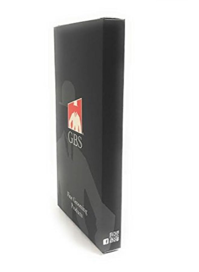 جي.بي.أس مشط شعر بطرفين لفرد شعر الشارب بني 8بوصة - Image 3