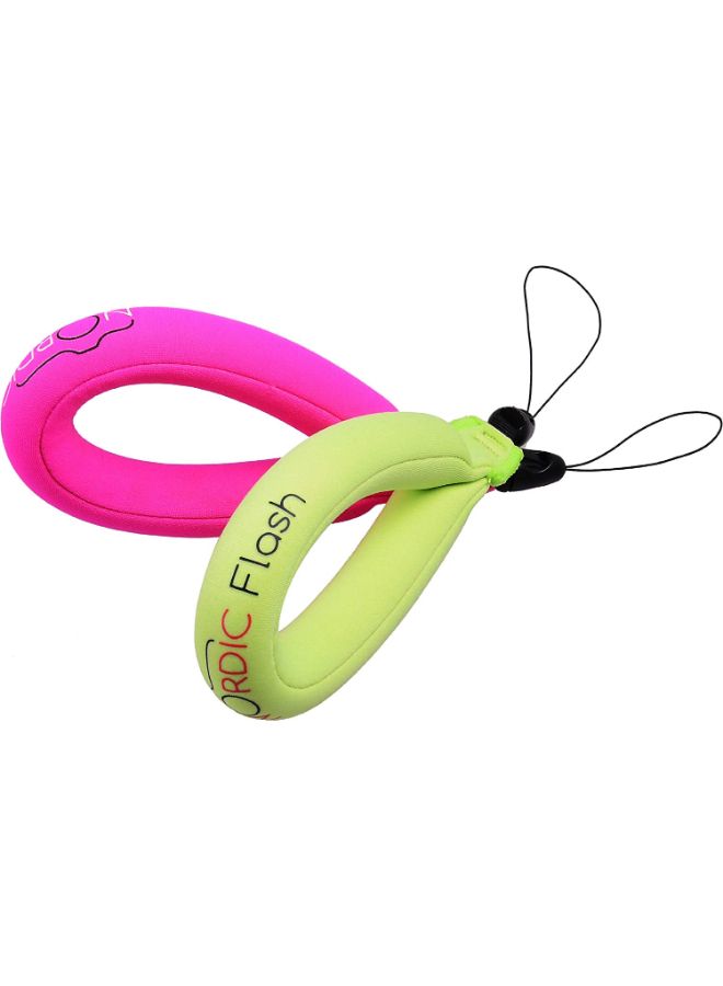 Nordic Flash 2-Piece Waterproof Camera Floating Strap Pink/Green/Black - Image 4