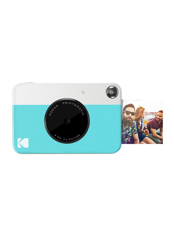Kodak Printomatic Instant Print Camera 10MP Blue  - Image 1