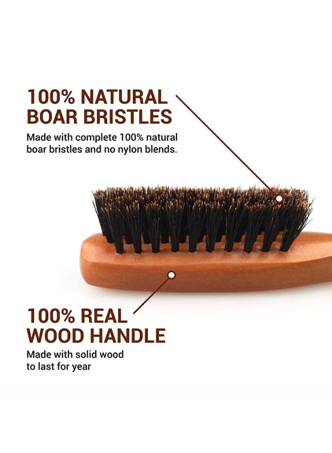 Evolve - Boar Bristle Hair Brush Brown/Black - Image 1