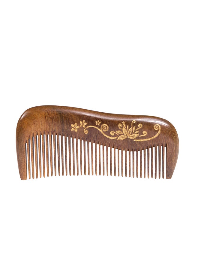 Fine Tooth Wood Comb Brown - v1564581239/N28805753A_1