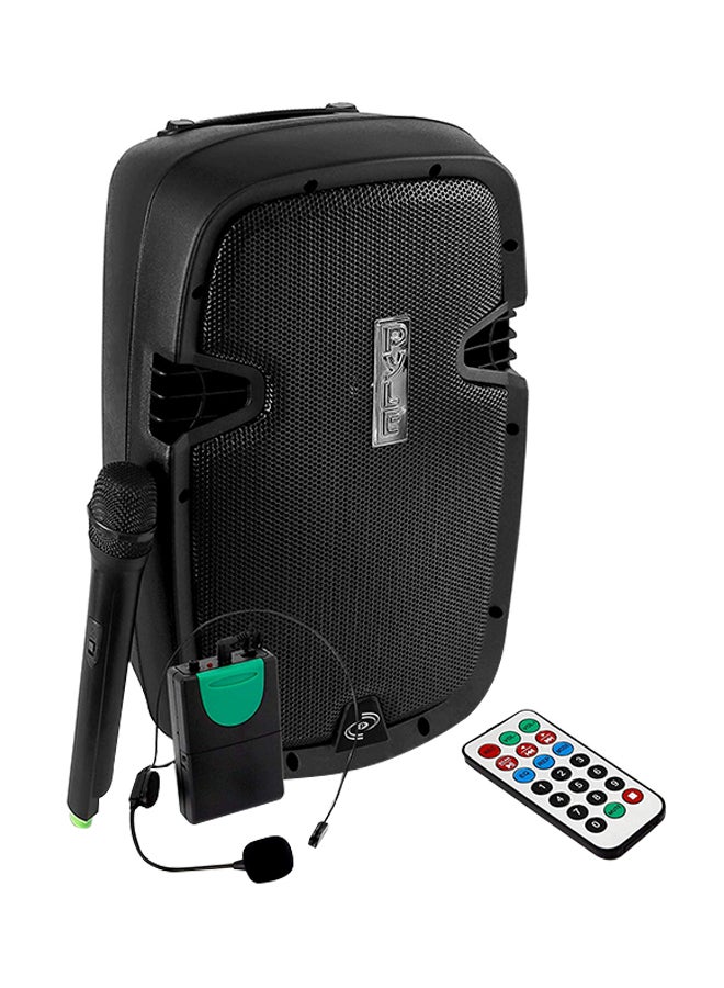 Pyle - Portable Wireless Bluetooth Speaker Black - Image 1