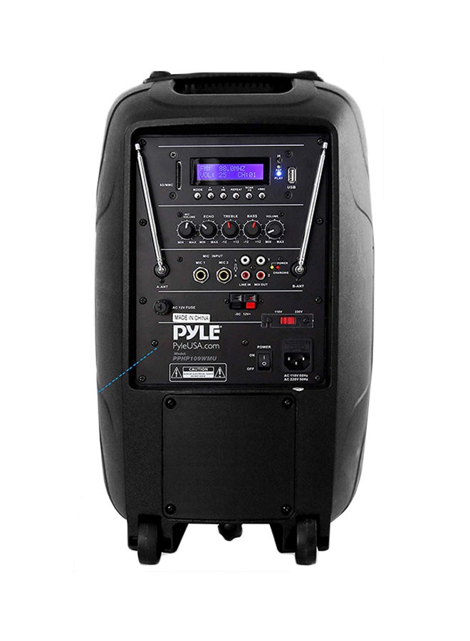 Pyle - Portable Wireless Bluetooth Speaker Black - Image 1
